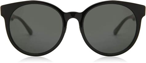 Amazon.com: Gucci GG0416SK 002 55M Black/Multicolor/Grey 